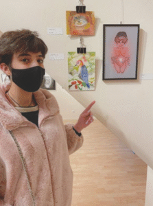 Mu&ntilde;oz Laia. Exposition au centre d'art pour le concours de talentejant 2021