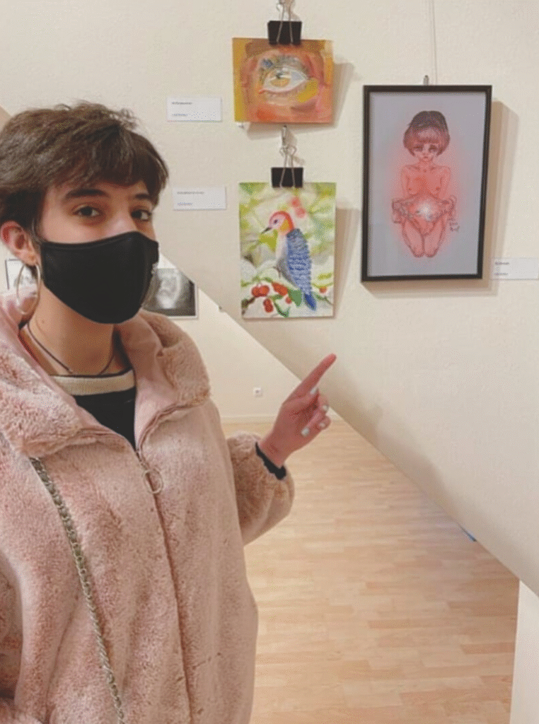 Muñoz Laia. Exposition au centre d'art pour le concours de talentejant 2021